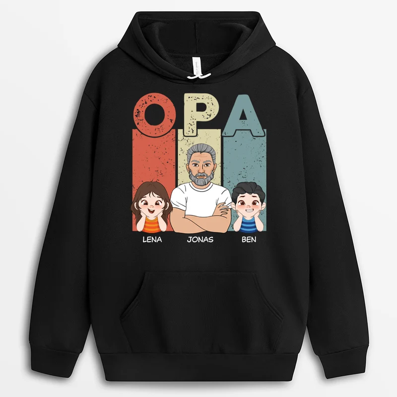 Opa/Papa - Personalisiertes Geschenk | Hoodie für Herren