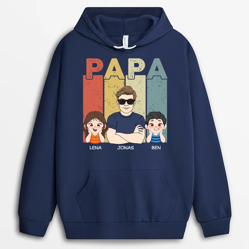 Opa/Papa - Personalisiertes Geschenk | Hoodie für Herren
