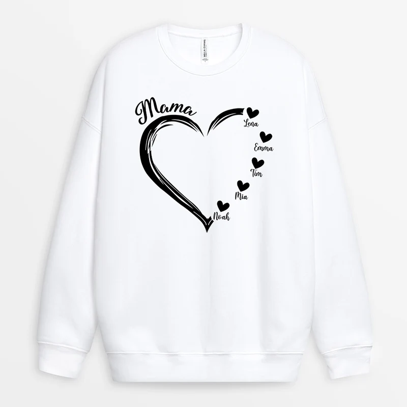 Oma mit Herz - Personalisiertes Geschenk | Pullover für Omas