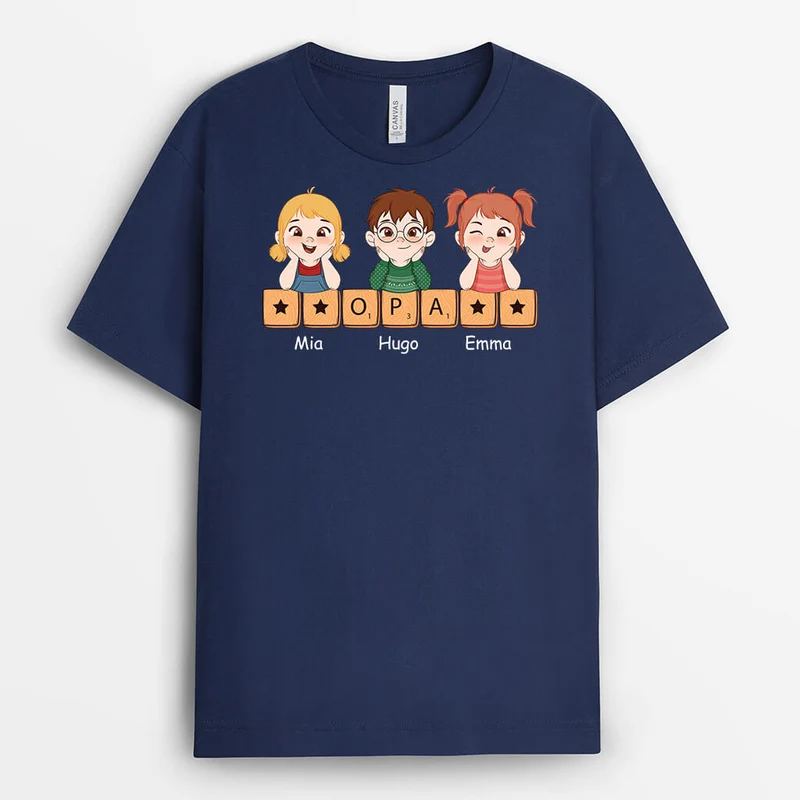 Opa - Personalisiertes Geschenk | T-Shirt für Opas