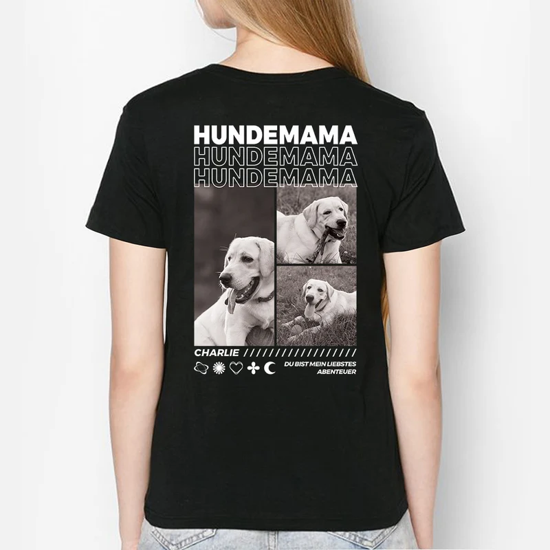 Du Bist Mein Liebstes Abenteuer - Personalisiertes Geschenk | Hundemama T-shirts mit Foto