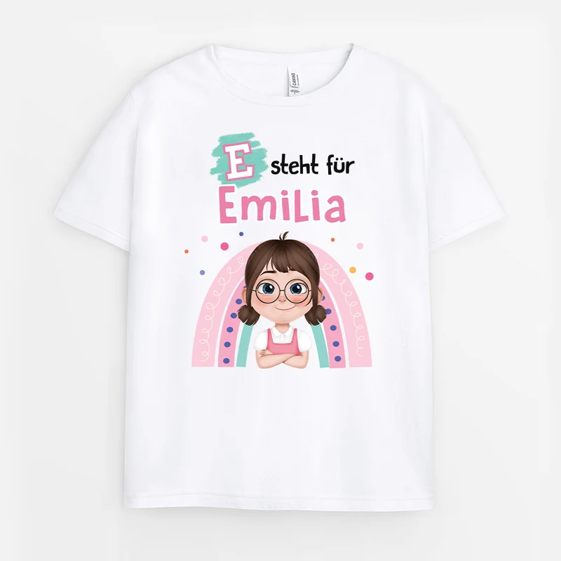 Buchstaben - Personalisiertes Geschenk | T Shirts Kinder Baby