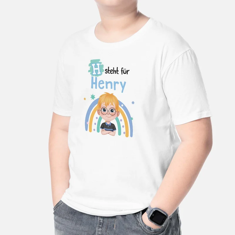 Buchstaben - Personalisiertes Geschenk | T Shirts Kinder Baby