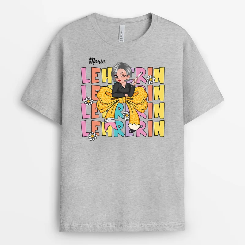 Trendige Lehrerin - Personalisiertes Geschenk | Lehrerin T Shirt