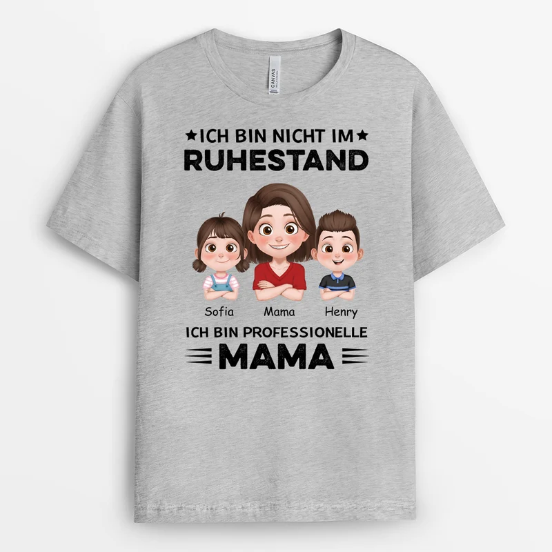 Ich Bin Professioneller Opa - Personalisiertes Geschenk | Opa-T-Shirts Cartoon