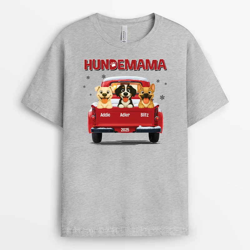 Hundepapa Hundemama Im Auto - Personalisierte Geschenke Für Hundebesitzer | T Shirt