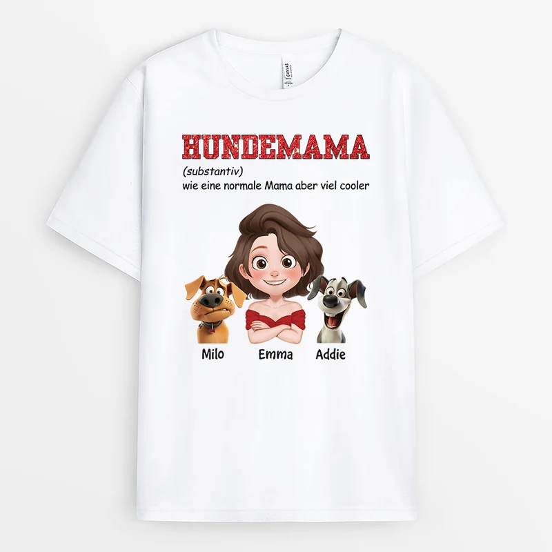 Definition Hundemama - Personalisiertes Geschenk | Tasse für Hundeliebhaberin