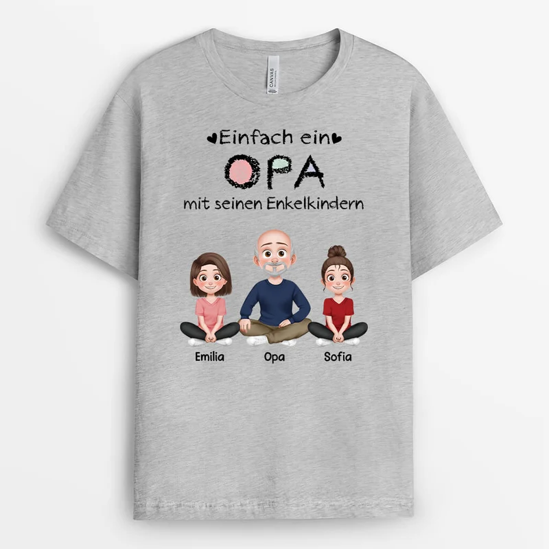 Nur Eine Mama/Oma Mit Ihren Kindern - Personalisiertes Geschenk | T-Shirt für Mamas/Omas