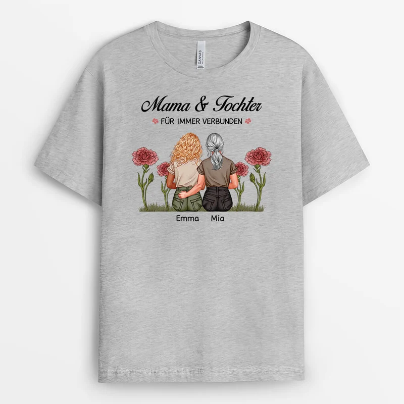 Oma/Mama & Kinder Für Immer Verbunden - Perrsonalisiertes Geschenk | Tasse für Omas/Mamas