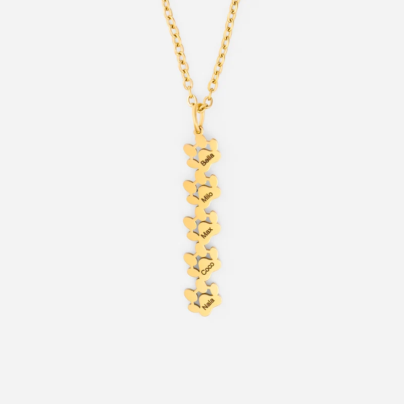 Pfoten Haustiere - Personalisierte Geschenke Für Frauen Und Männer | Kette Name