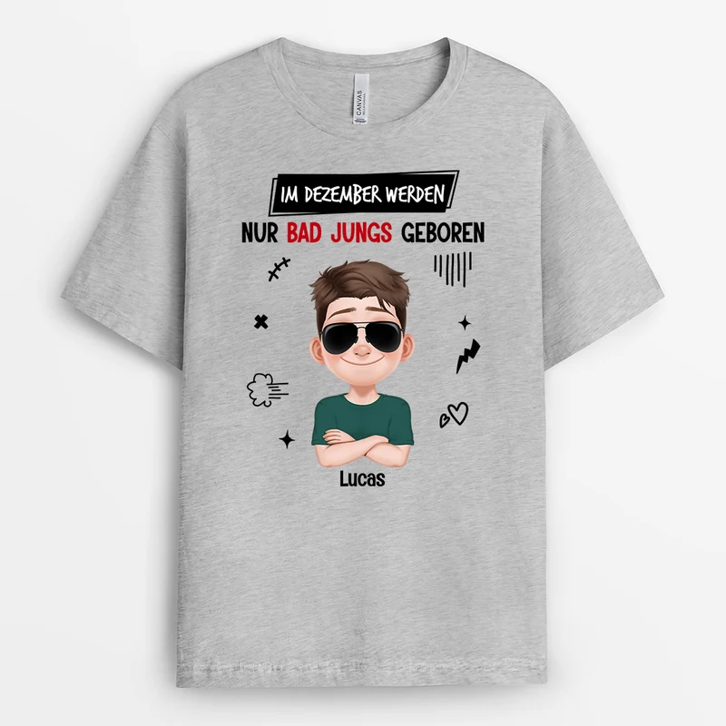 Bad Mädels/Bad Jungs - Personalisierte Geburtstagsgeschenke | T Shirt Damen & Männer