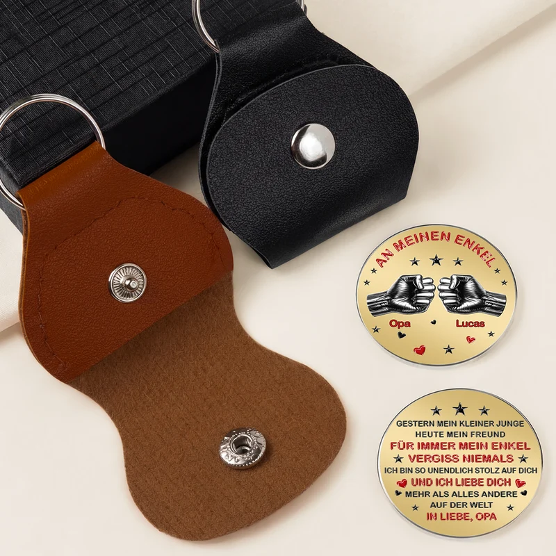 Ich Liebe Dich Mehr Als Alles Andere - Personalisierte Geschenke Sohn | Pocket Hug Schlüsselanhänger