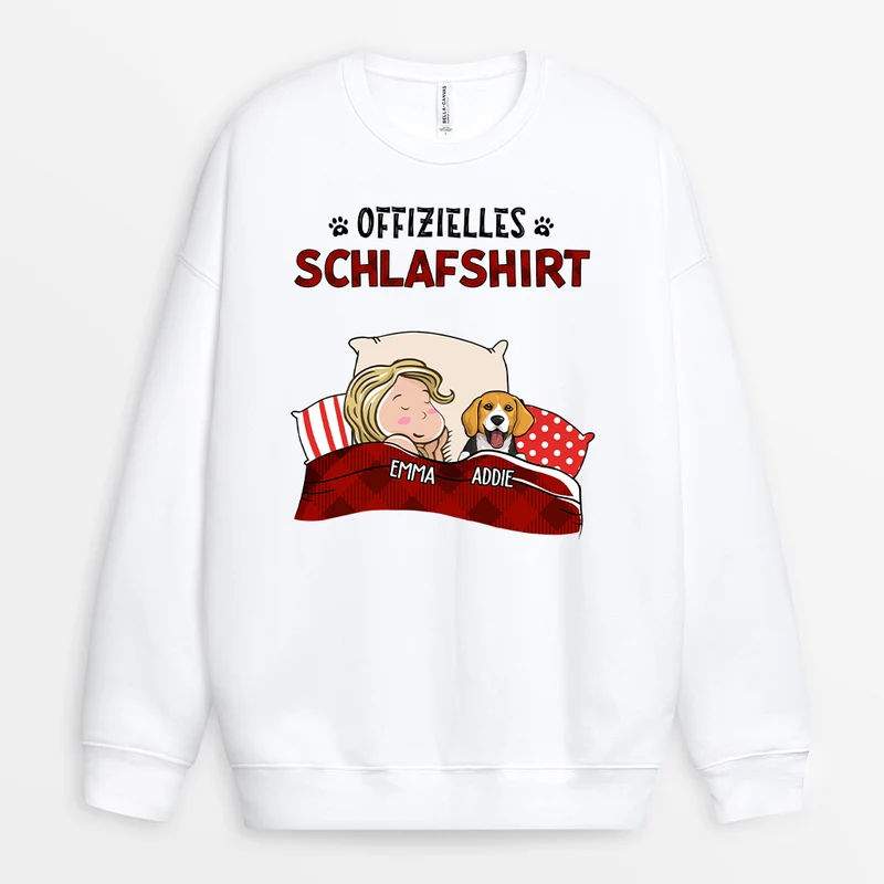Das Ist Mein Pfötjama Shirt - Personalisierte Geschenke Für Hundebesitzer | Pullover