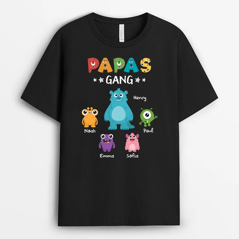 Papas/Opas Bande - Personalisiertes Geschenk | T-shirt für Opas/Papas