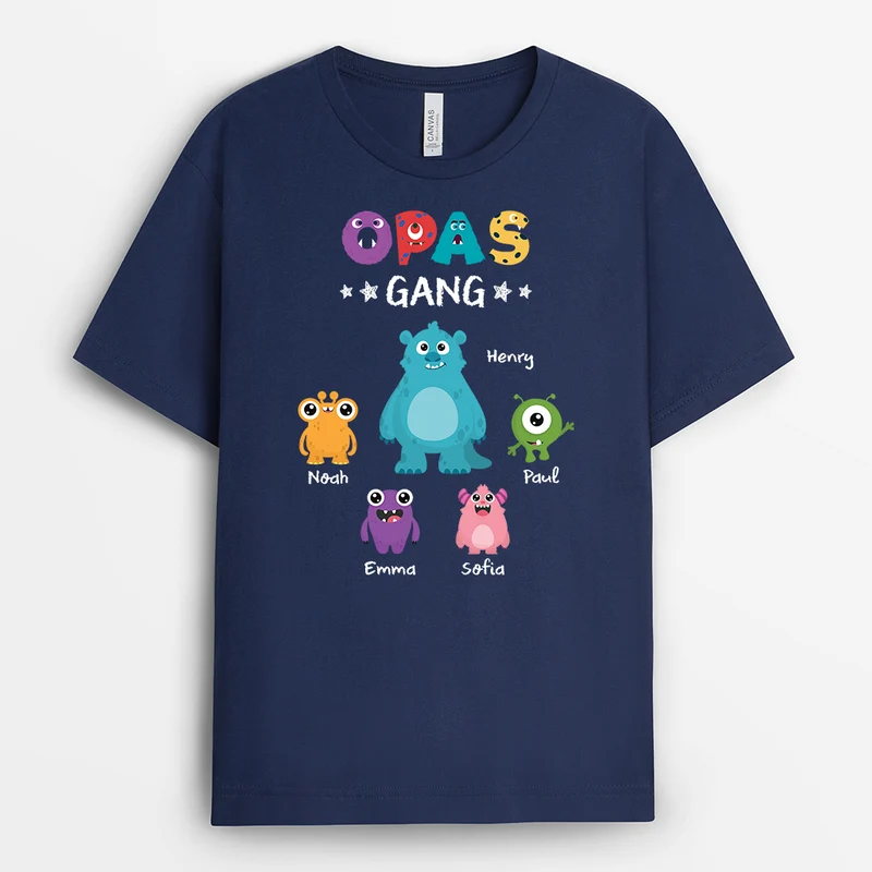 Papas/Opas Bande - Personalisiertes Geschenk | T-shirt für Opas/Papas