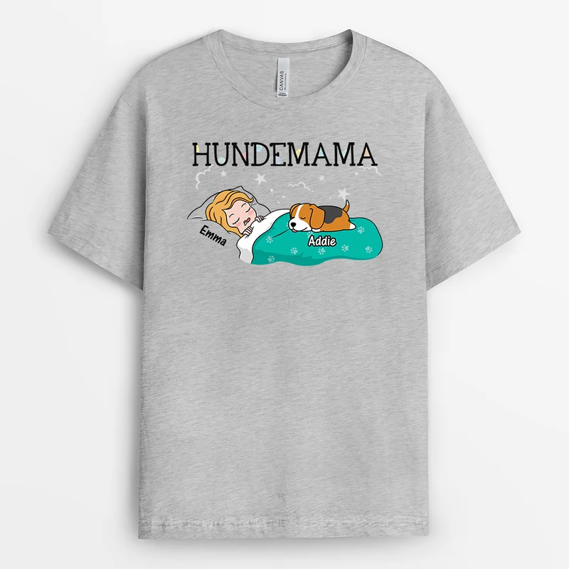 Hundepapa - Personalisiertes Geschenk | T-shirt für Hundeliebhaber