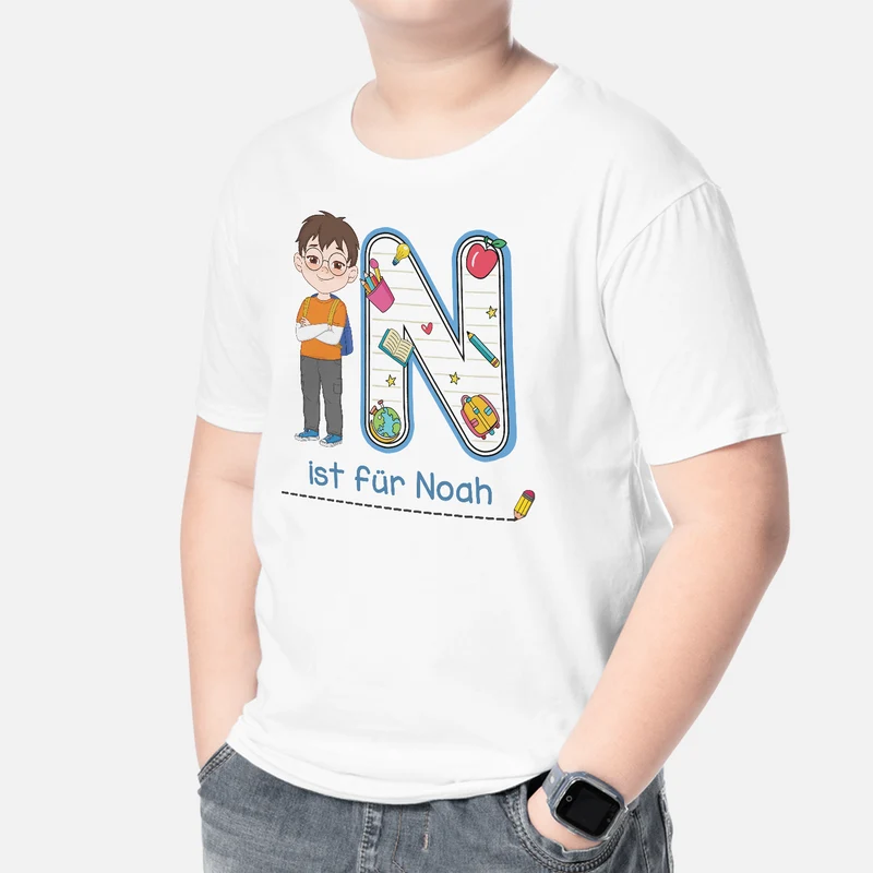 Kindernamen - Personalisiertes Geschenk | T-Shirt für Kinder