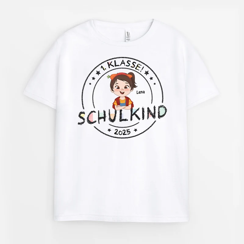 Schulkind Klasse - Personalisiertes Geschenk | T Shirt Einschulung Kinder