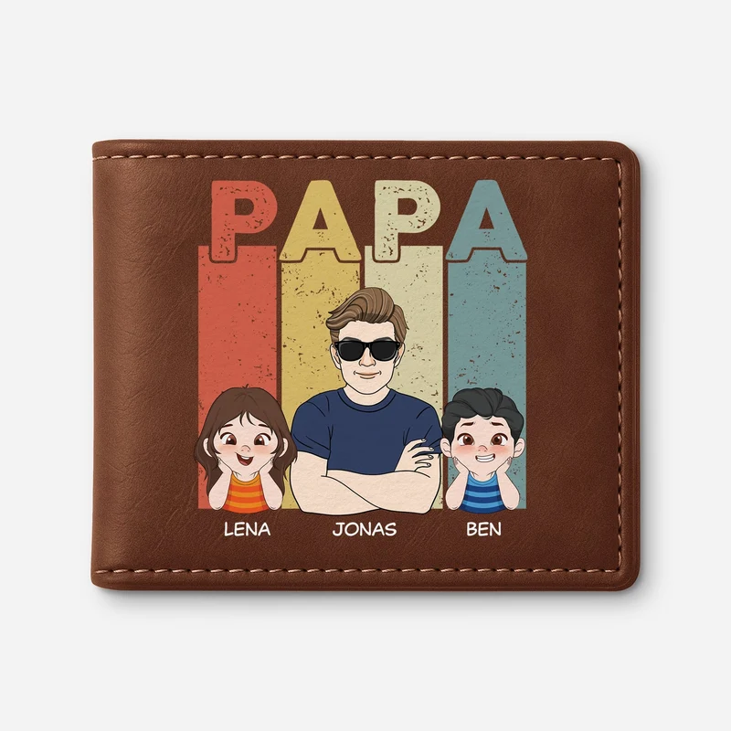 Papa - Personalisierte Geschenke Herren | Portemonnaie