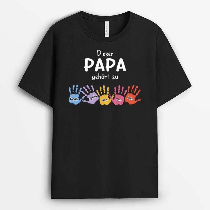 Diese Mama Gehört Zu - Personalisiertes Geschenk | T-shirt für Mamas