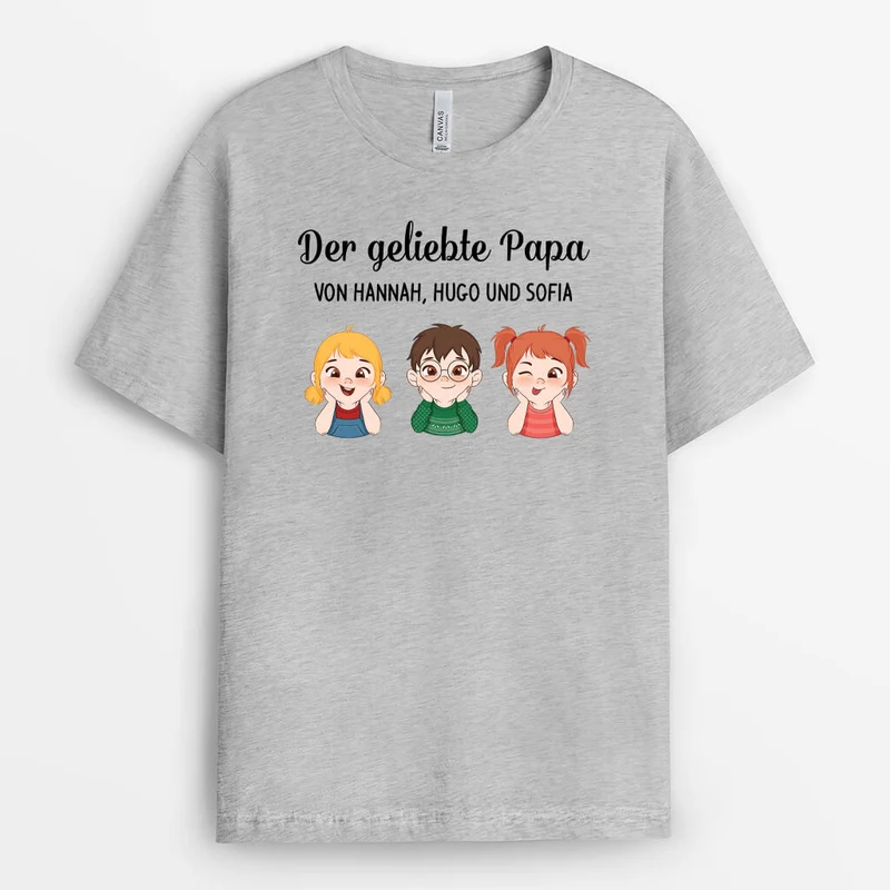 Der Geliebte Opa Von - Personalisiertes Geschenk | T-Shirt für Opas