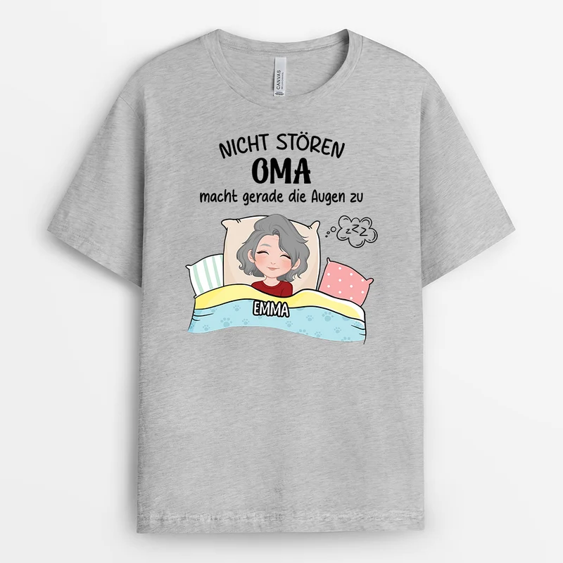 Mama Macht Gerade Die Augen Zu - Personalisiertes Geschenk | Lustiges Mama T-Shirt