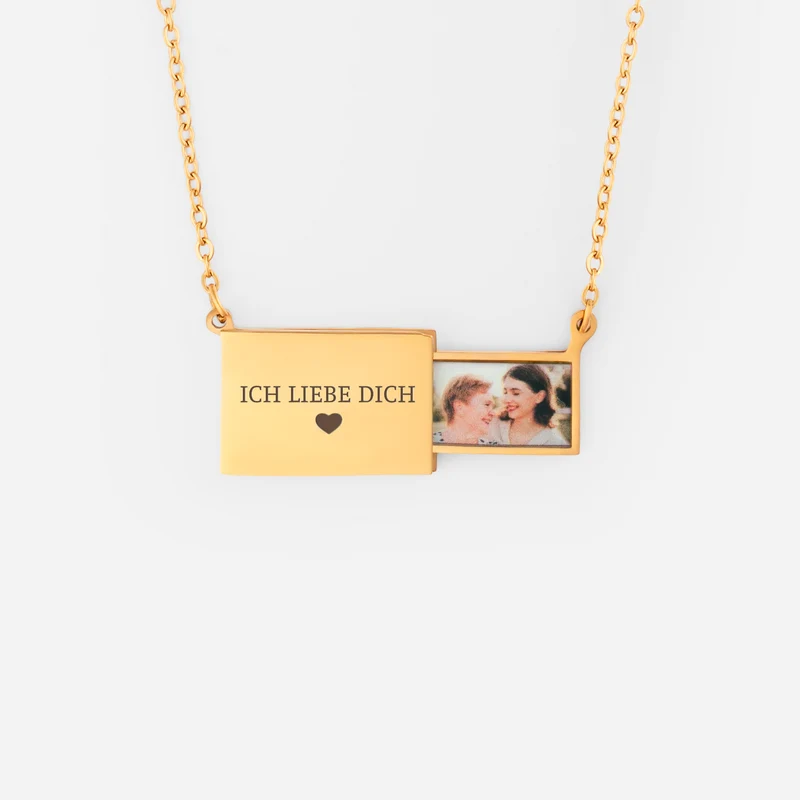 Briefumschlag - Personalisierte Geschenke Foto | Kette
