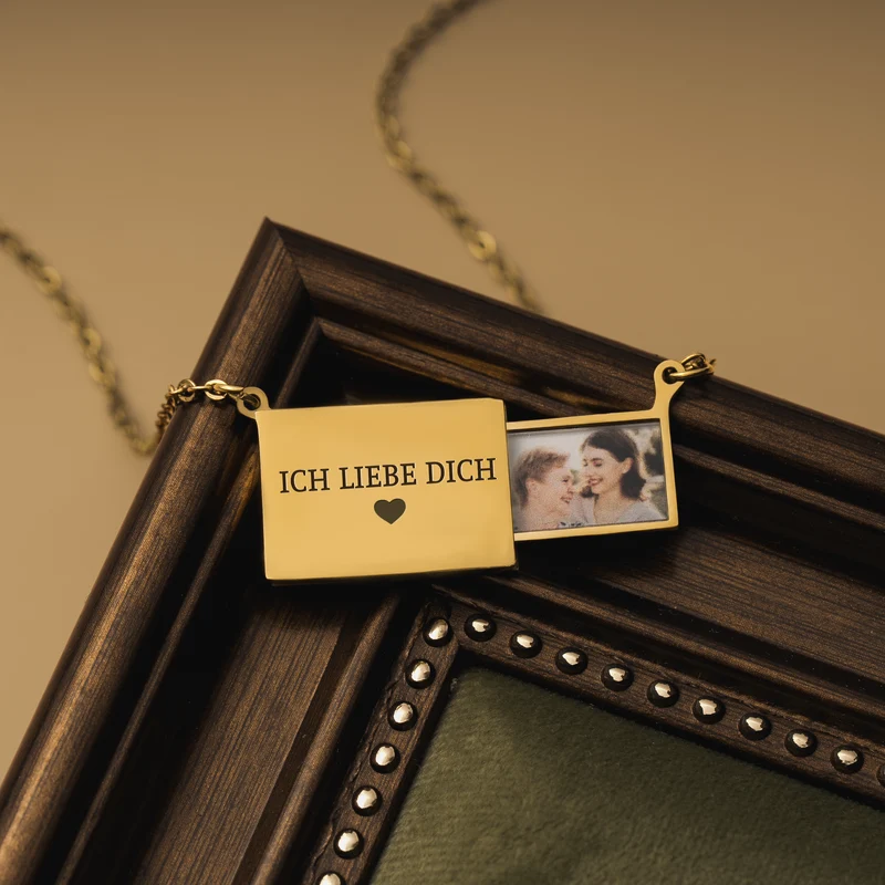Briefumschlag - Personalisierte Geschenke Foto | Kette