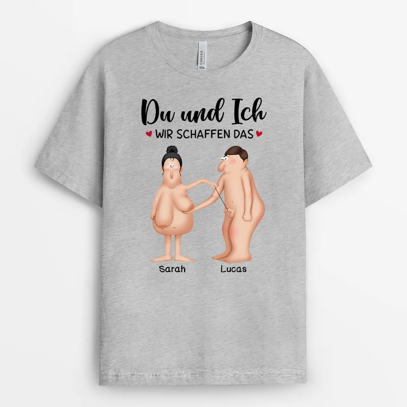 Zusammen Seit - Personalisierte Paar Geschenke | T Shirt Lustig