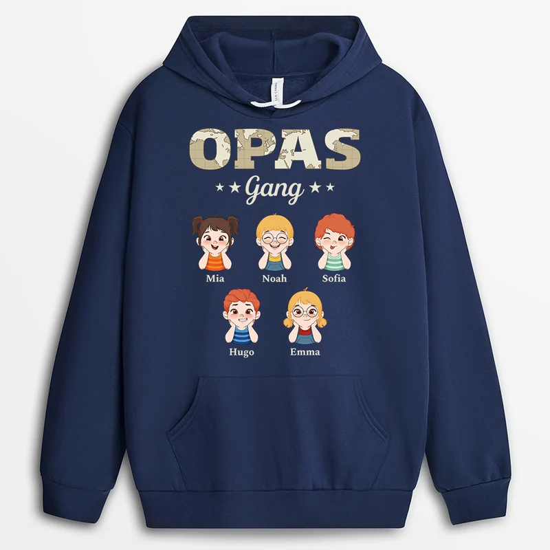 Papas/Opas Bande - Personalisiertes Geschenk | Hoodie für Opas/Papas