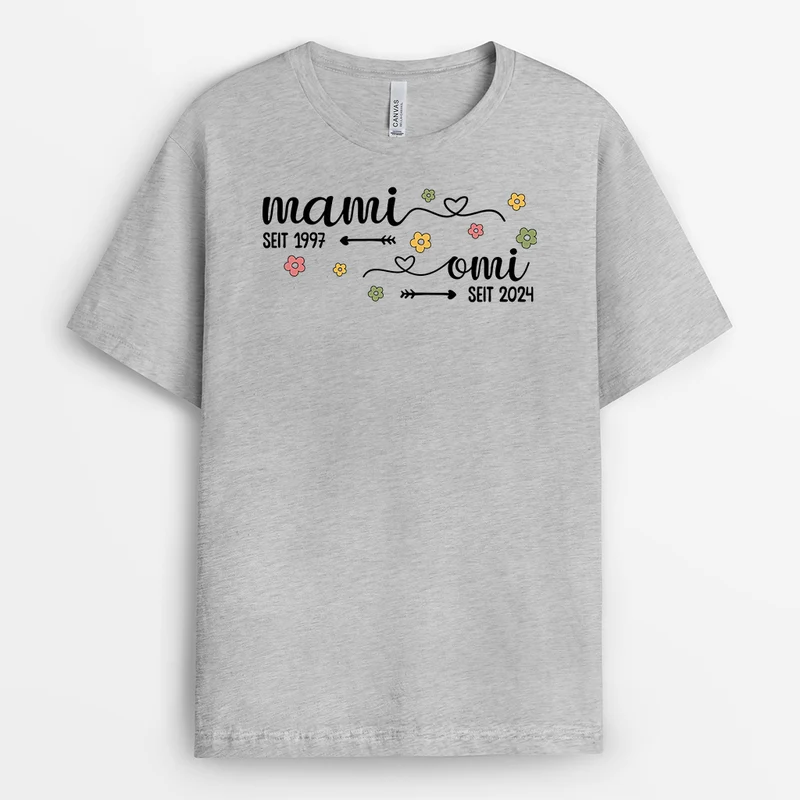 Mama Seit - Personalisiertes Geschenk | T-shirt für Mamas