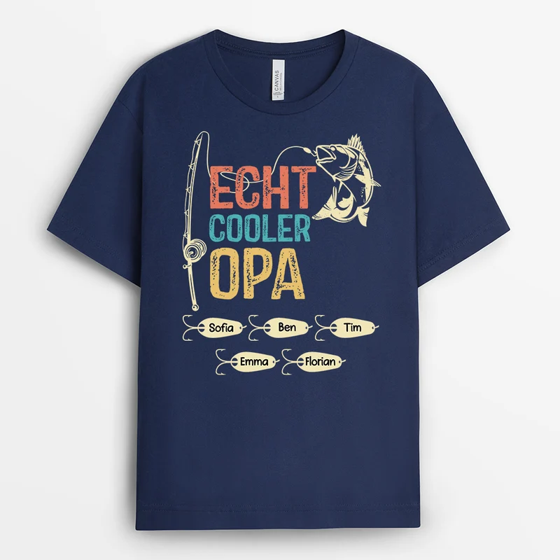 Echt Cooler Papa - Personalisiertes Geschenk | T-shirt für Papa