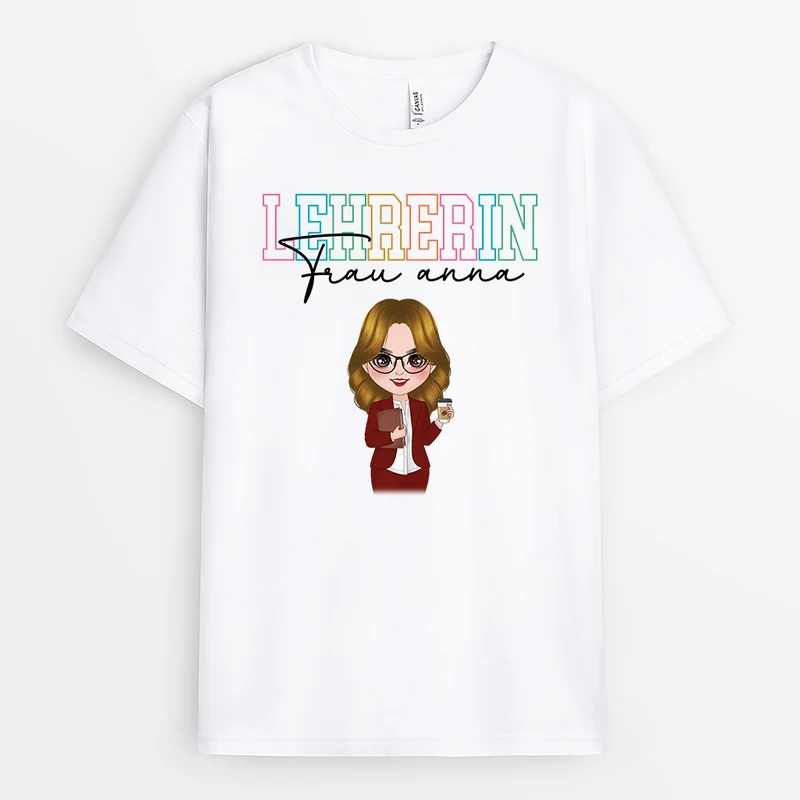 Meine Lehrerin - Personalisiertes Geschenk | Lehrerin T Shirt