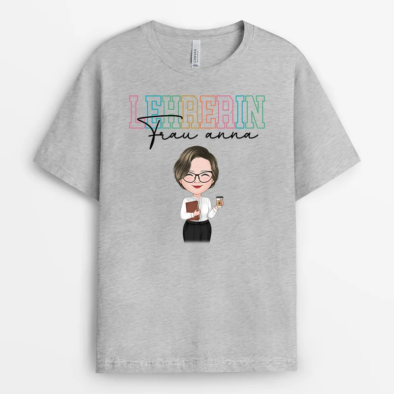 Meine Lehrerin - Personalisiertes Geschenk | Lehrerin T Shirt