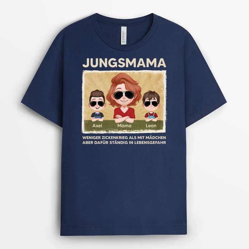 Jungspapa - Personalisiertes Geschenk | Lustiges T Shirt Papa