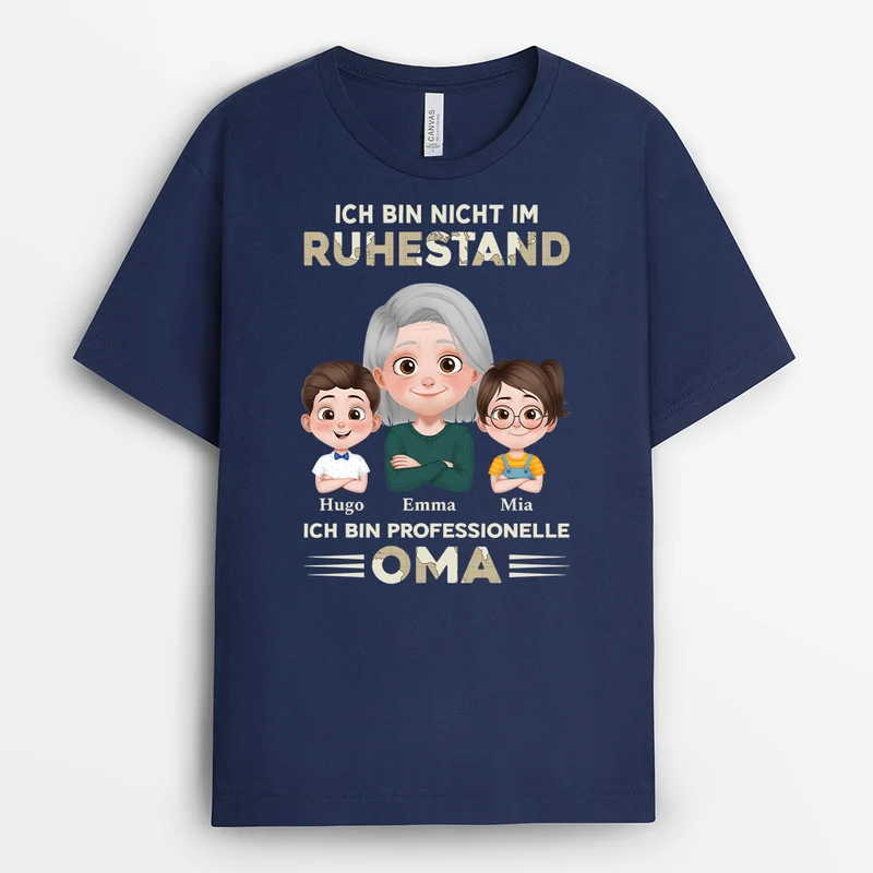 Ich Bin Professioneller Opa - Personalisiertes Geschenk | T Shirt Opa