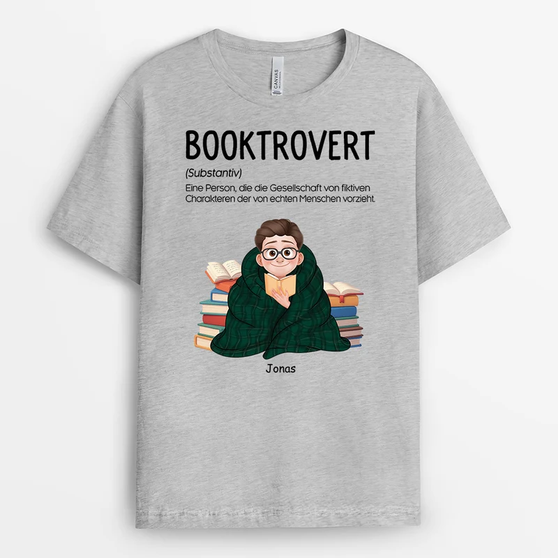 Booktrovert Bedeutung - Personalisierte Geschenke Für Leseratten Männer & Frauen | T Shirts