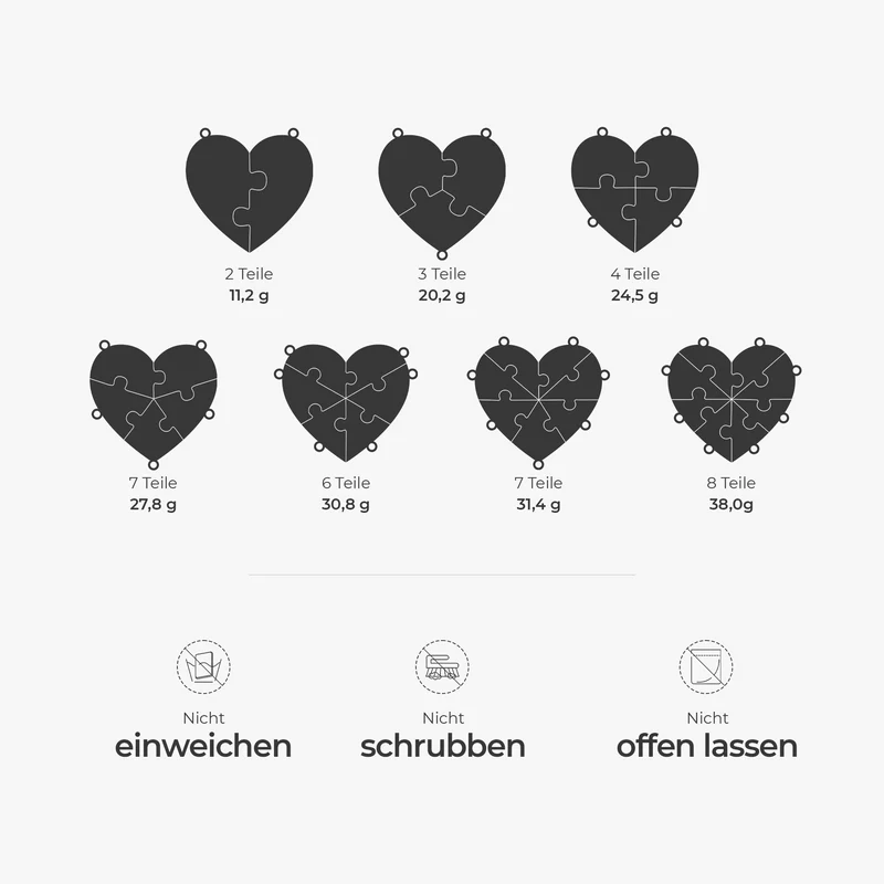 Name Puzzle - Personalisierte Geschenke Familie | Halskette Damen & Männer