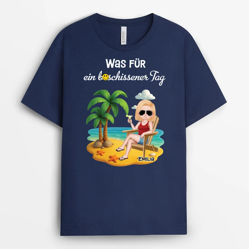 Was Für Ein Beschissener Tag - Personalisiertes Geschenk | T shirts Herren lustig