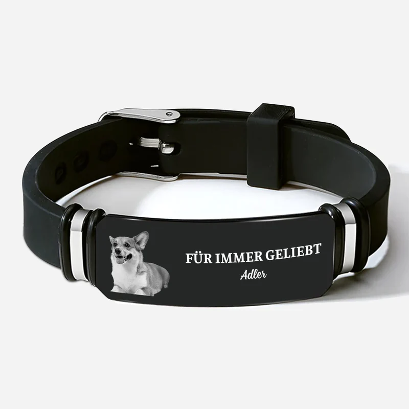 Für Immer Geliebt - Personalisiertes Geschenk | Armband Mit Foto zur Erinnerung