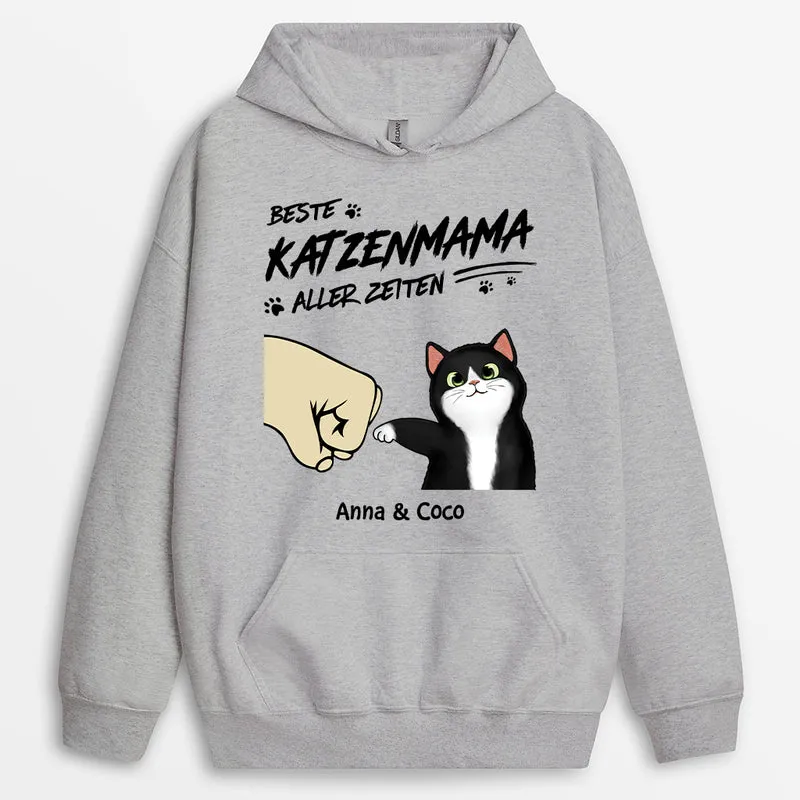 Bester Katzenpapa Aller Zeiten - Personalisierte Geschenke Katze | Hoodie