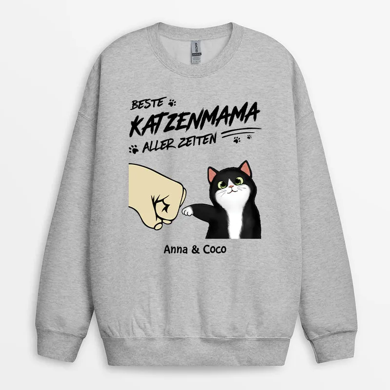 Bester Katzenpapa Aller Zeiten - Personalisierte Geschenke Katze | Pullovers