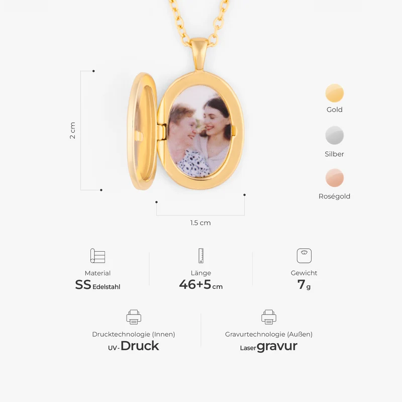 Kette Geburtsblume - Personalisierte Geburtstagsgeschenke | Halskette Damen & Männer