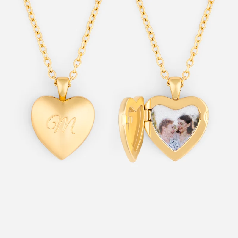 Herzkette Mit Foto - Personalisiertes Geschenk | Halskette Damen & Männer