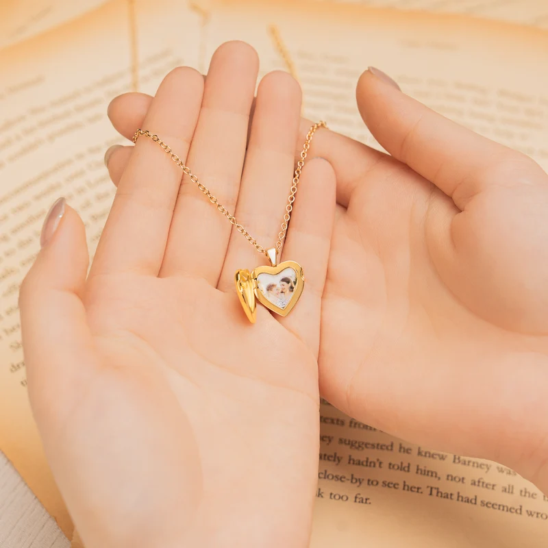 Herzkette Mit Foto - Personalisiertes Geschenk | Halskette Damen & Männer