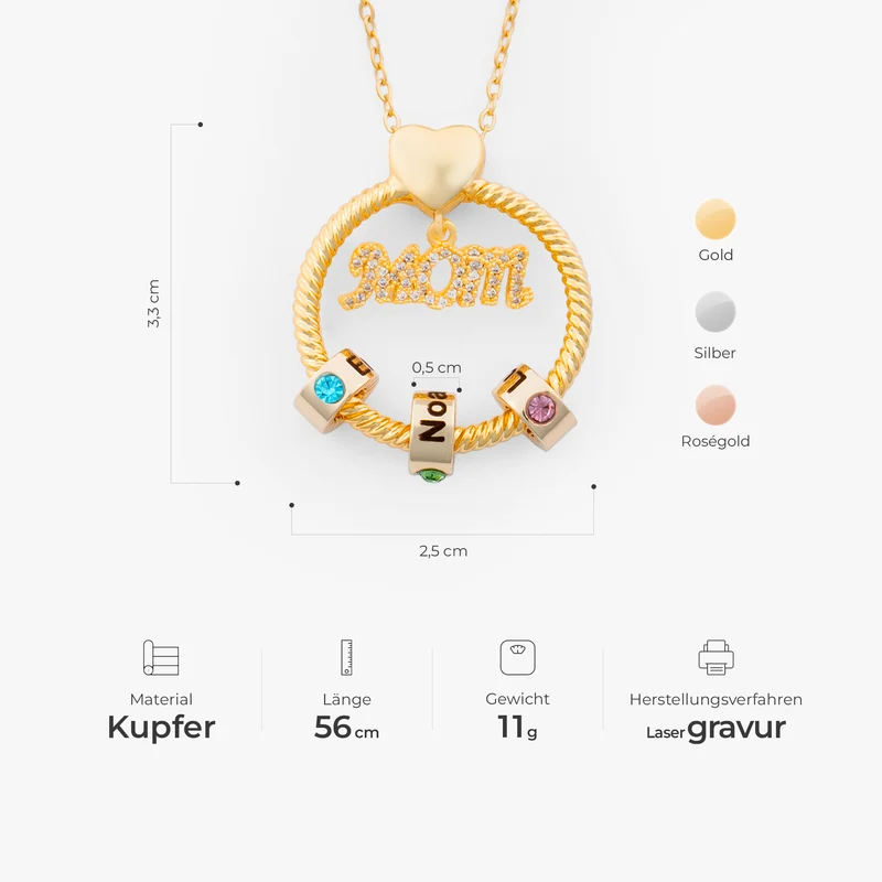 Ring Mit Geburtsstein - Personalisierte Geschenke Für Frauen Und Männer | Kette Name