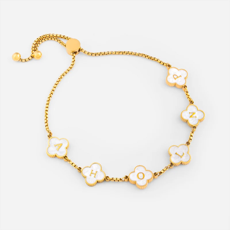 Schiebearmband & Buchstaben - Personalisiertes Geschenk | Armbänder Für Männer Und Damen