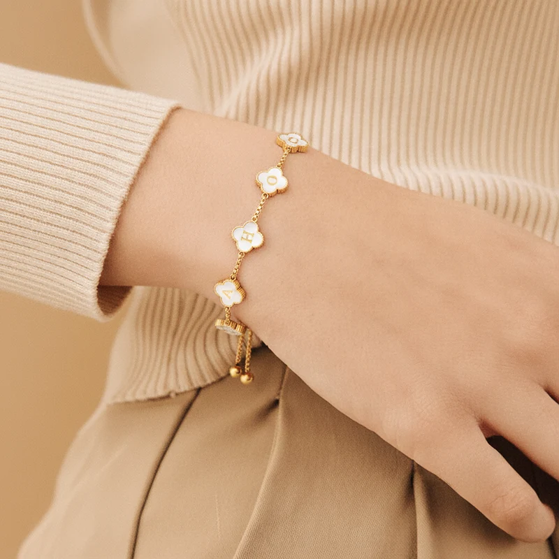 Schiebearmband & Buchstaben - Personalisiertes Geschenk | Armbänder Für Männer Und Damen