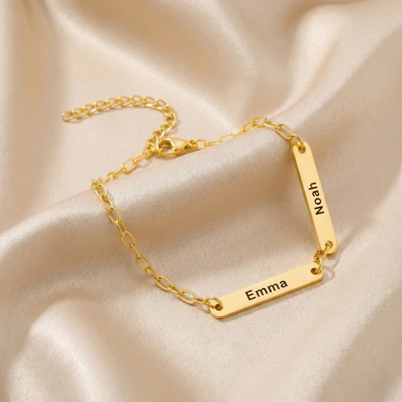 Namensschilder - Personalisiertes Geschenk | Armband Damen & Männer