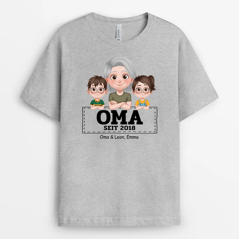 Papa Seit Armeemuster Cartoon - Personalisiertes Geschenk | T Shirt Papa